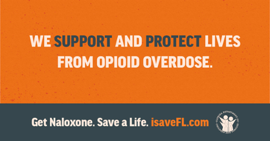 We support and protect lives from opioid overdose. Get Naloxone. Save a Life. isaveFL.com