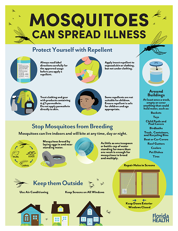 Image of mosquitoes prevention flyer